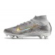 Nike Air Zoom Mercurial Superfly 9 Elite FG Silver