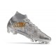 Nike Air Zoom Mercurial Superfly 9 Elite FG Silver