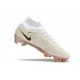 Nike Zoom Mercurial Superfly 9 Elite FG Vit Svart Guld