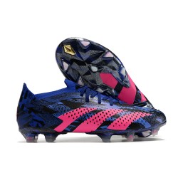adidas Predator Accuracy .1 Low FG Lucid Blue Team Real Magenta Svart