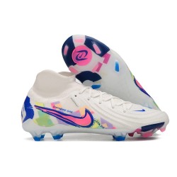 Nike Phantom Luna 2 Elite FG Vit Rosa Blå