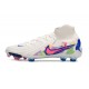 Nike Phantom Luna 2 Elite FG Vit Rosa Blå