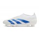 adidas Predator Elite Snörlösa FG Vit Blå