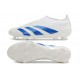 adidas Predator Elite Snörlösa FG Vit Blå