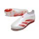 adidas Predator Elite Snörlösa FG Vit Röd