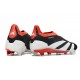 adidas Predator Elite Snörlösa FG Solar Energy Svart Vit Röd