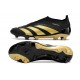 adidas Predator Elite Snörlösa FG Svart Guld 