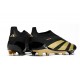 adidas Predator Elite Snörlösa FG Svart Guld 