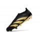 adidas Predator Elite Snörlösa FG Svart Guld 