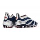 adidas Predator Elite Snörlösa FG Silver Svart Röd