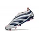 adidas Predator Elite Snörlösa FG Silver Svart Röd