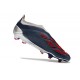 adidas Predator Elite Snörlösa FG Silver Svart Röd