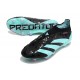 adidas Predator Elite Snörlösa FG Svart Blå
