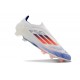 Adidas F50 Elite Snörlös FG Herrar Vit Blå Röd