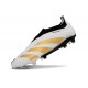 adidas Predator Elite Snörlösa FG Vit Guld