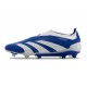 adidas Predator Elite Snörlösa FG Blå Vit