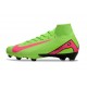 Fotbollsskor Nike Mercurial Superfly X Elite FG Grön Rosa