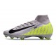 Fotbollsskor Nike Mercurial Superfly X Elite FG Grå Grön