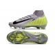 Fotbollsskor Nike Mercurial Superfly X Elite FG Grå Grön