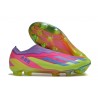 adidas X Crazyfast 1 Snörlösa FG Korean Nights Son Lucid Lemon Blå Rosa