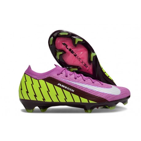 Nike Zoom Mercurial Vapor XVI Elite FG Herr Lila Grön Vit