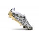 adidas Predator Elite Fold-over Tongue FG Guld Vit Grå