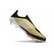 Fotbollsskor Adidas F50+ LL FG Guld Svart Vit