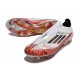 Fotbollsskor Adidas F50+ LL FG X Messi Vit Svart Röd 