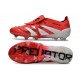 Adidas Predator Elite Fold-over Tongue FG Röd Vit Svart