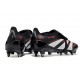 Adidas Predator Elite Fold-over Tongue FG Svart Grå Röd 