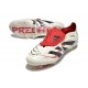 Adidas Predator Elite Fold-over Tongue FG Beige Svart Röd