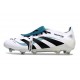 Adidas Predator Elite Fold-over Tongue FG Vit Svart Cyan