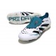 Adidas Predator Elite Fold-over Tongue FG Vit Svart Cyan