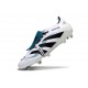 Adidas Predator Elite Fold-over Tongue FG Vit Svart Cyan