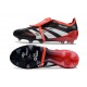 Adidas Predator Elite Fold-over Tongue FG Svart Vit Röd 