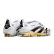 Adidas Predator Elite Fold-over Tongue FG Vit Svart Guld