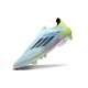 Adidas F50 Elite Snörlös FG Blå Gul