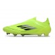 Adidas F50 Elite Snörlös FG Gul Svart