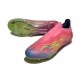 Adidas F50 Elite Snörlös FG Rosa Gul Lila