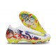 Nike Air Zoom Mercurial Vapor 16 Elite FG Vit Gul Lila Röd