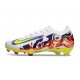 Nike Air Zoom Mercurial Vapor 16 Elite FG Vit Gul Lila Röd