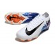 Nike Air Zoom Mercurial Vapor 16 Elite FG Vit Svart Blå