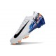 Nike Air Zoom Mercurial Vapor 16 Elite FG Vit Svart Blå