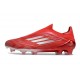 Adidas F50 Elite Snörlös FG Röd Silver