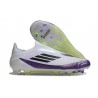 Adidas F50 Elite Snörlös FG X Messi Vit Svart Lila