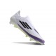 Adidas F50 Elite Snörlös FG X Messi Vit Svart Lila