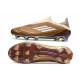 Adidas F50 Elite Snörlös FG Brun Vit Blå