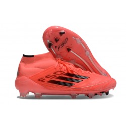 Fotbollsskor Adidas F50 Elite Mid FG Röd Svart