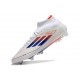 Fotbollsskor Adidas F50 Elite Mid FG Vit Röd Blå