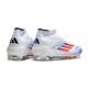 Fotbollsskor Adidas F50 Elite Mid FG Vit Röd Blå